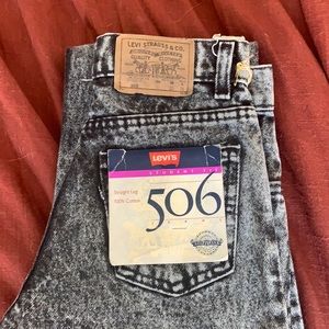 NEW WITH TAGS DEADSTOCK VINTAGE LEVI 506